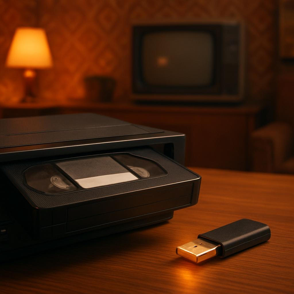 VHS overføring til minnepenn